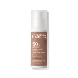 BIO Tenirana krema za sončenje za obraz,SPF50, zlata, 50 ml